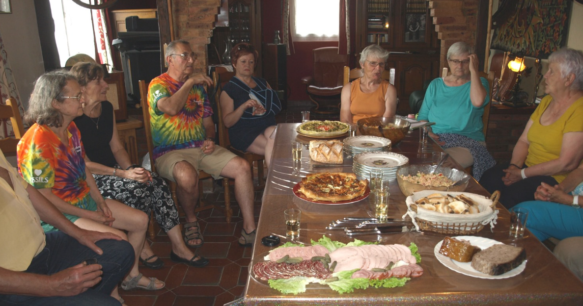 Repas amical chez Paul et Nicole